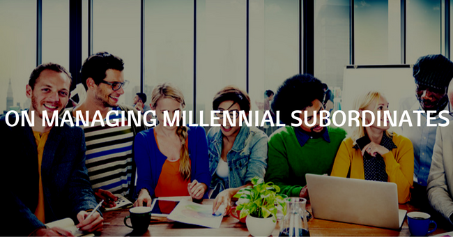 managing millennial subordinates